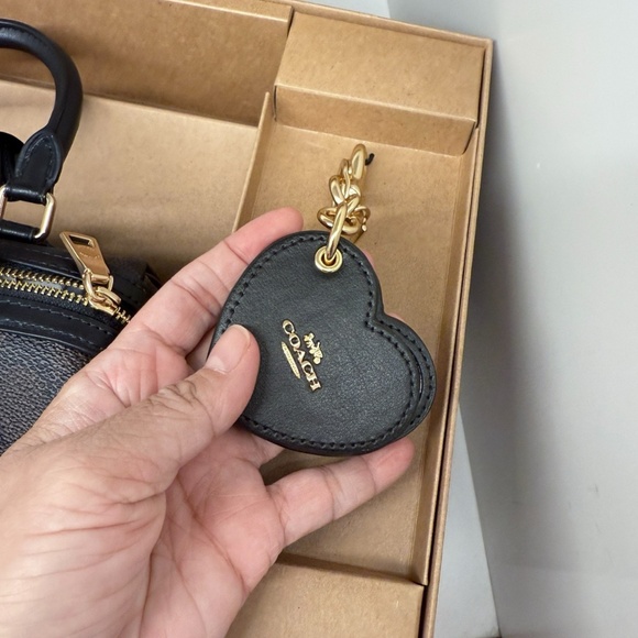 Coach Boxed Mini Rowan Crossbody Bag And Mirror Bag Charm Set CCL59 - Picture 7 of 12